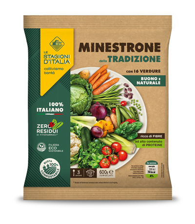 Traditional Minestrone with 16 vegetables