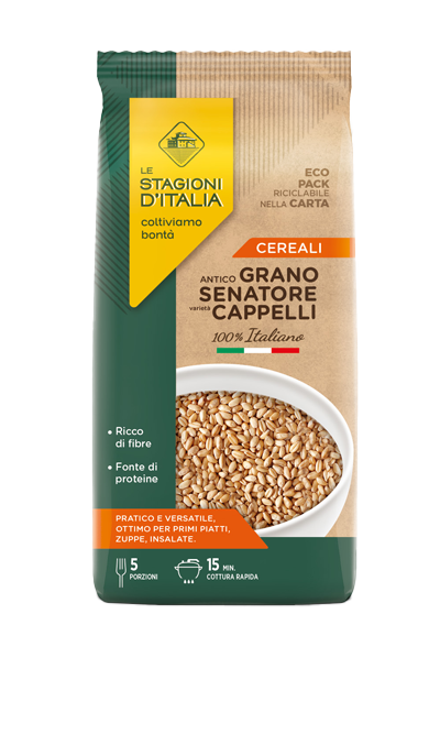 Cereali Antico Grano Senatore varietà Cappelli perlato